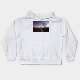 Country Road Sunrise Kids Hoodie